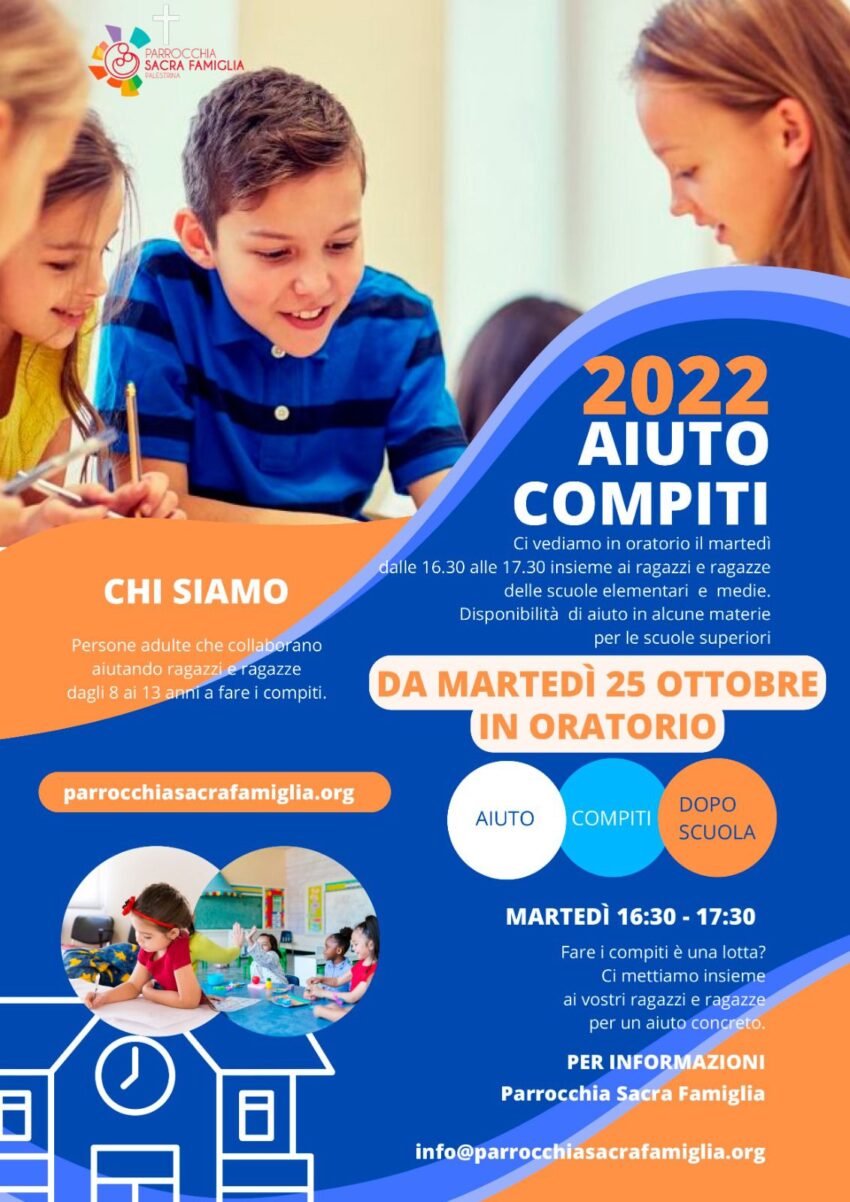 Aiuto Compiti in oratorio