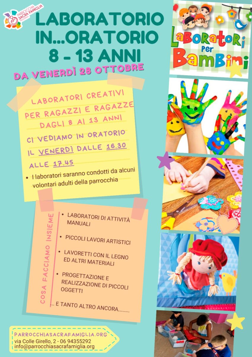 Laboratorio in Oratorio