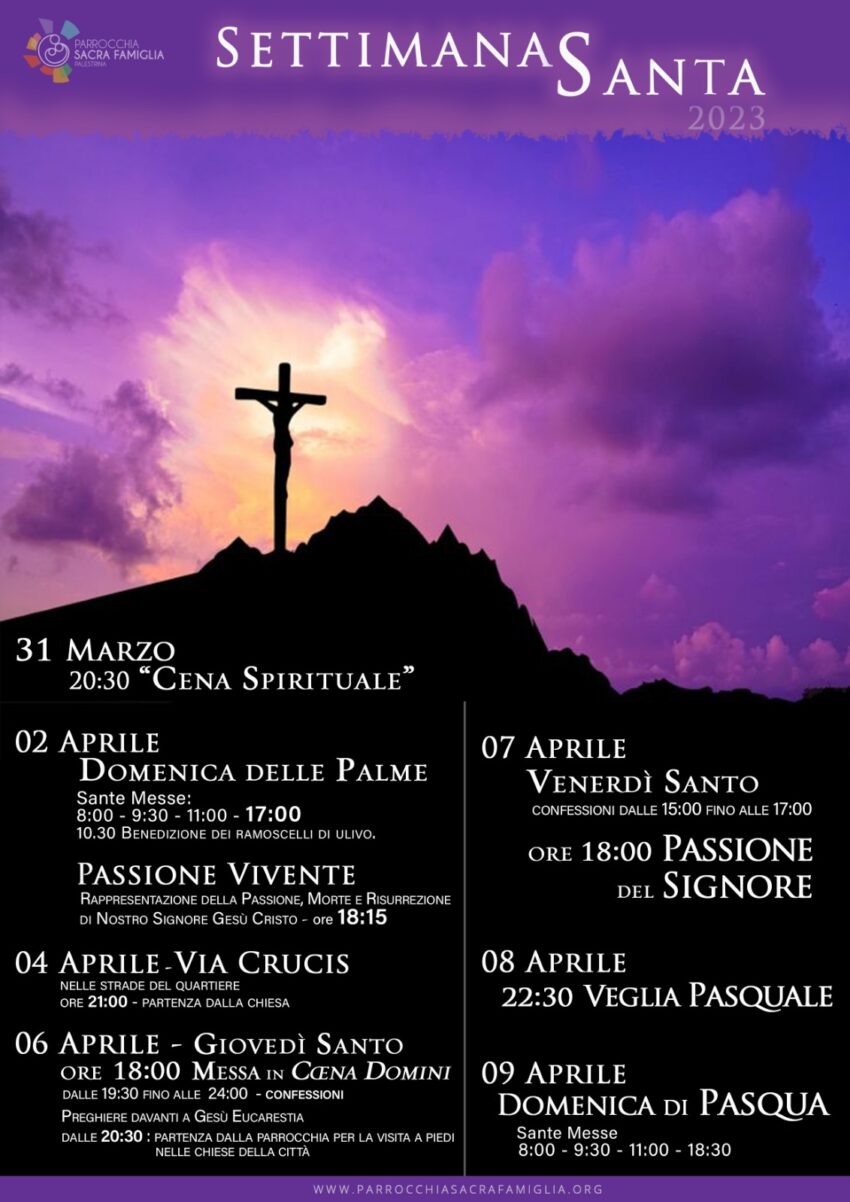 In cammino verso la Pasqua