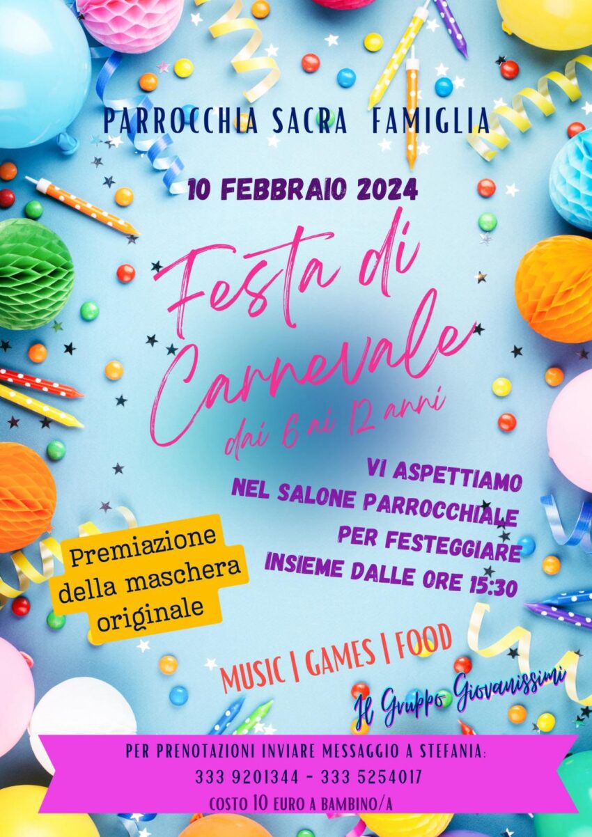 Festa di Carnevale 2024