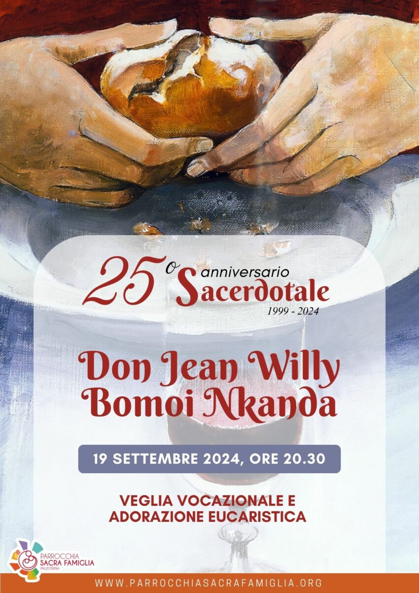 25esimo Anniversario Sacerdotale per Don Jean